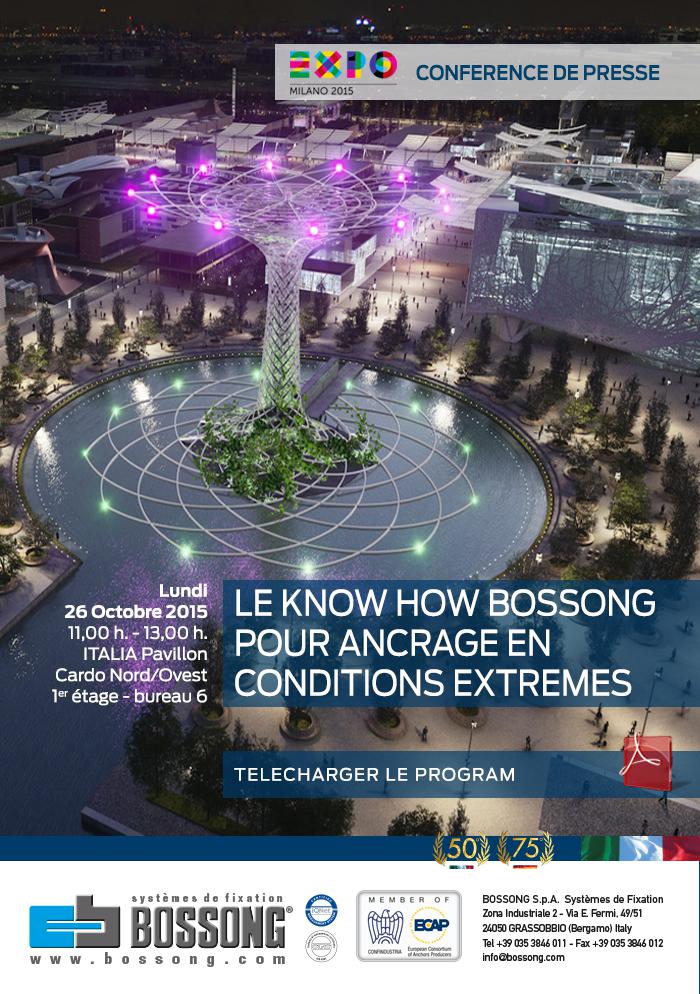 Le know how Bossong pour l'ancrage en conditions extremes